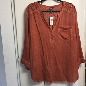 Torrid Long Sleeve Blouse